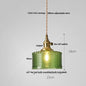 DecorBites™ Green Flower Glass Pendant Light for Kitchen Bar Restaurant, Modern Wire Adjustable Hanging Lamp
