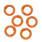 5Pcs Colorful  O Ring Spring Clasp Openable Round Carabiner Keychain Clips Hook Dog Chain DIY Jewelry Buckle Connector