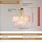 DecorBites™ Leafless Crystal Chandelier: Modern French Living Room & Bedroom Lighting