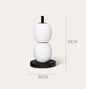 DecorBites™ Gourd String Floor Lamp, White Glass Lampshade, Designer Nordic Floor Light