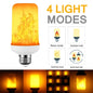 DecorBites™ LED Flame Light Bulb 4 Modes Party Flame Effect Light for KTV Festival Garden Decor