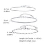 1/2/3pcs Chain Bracelet for, Stainless Steel Twisted Rope Cuban Chain