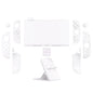 PlayVital Solid Color Protective Case for Nintendo Switch 2, Anti-Scratches Hard Shell Dockable Grip Cover with  Foldable Stand