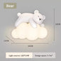 DecorBites™ Kids LED Bear Wall Lamps - Modern Princess Boy Girl Bedroom Lights