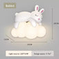 DecorBites™ Kids LED Bear Wall Lamps - Modern Princess Boy Girl Bedroom Lights