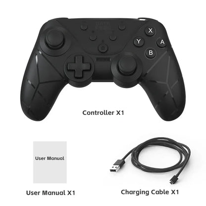 DATA FROG Ergonomic Wireless Gamepad Support NFC Screenshot Turbo Burst Gaming Handle For Switch Series