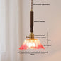 DecorBites™ Green Glass LED Pendent Lamps, Walnut Copper Modern Hanging Light Fixtures