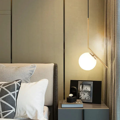 DecorBites™ Glass Pendant Lights: Modern Bedroom Bedside Chandeliers for Home Indoor Decor
