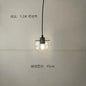 DecorBites™ Glass Globe Chrome Pendant Light - Nordic Style Hanging Lamp