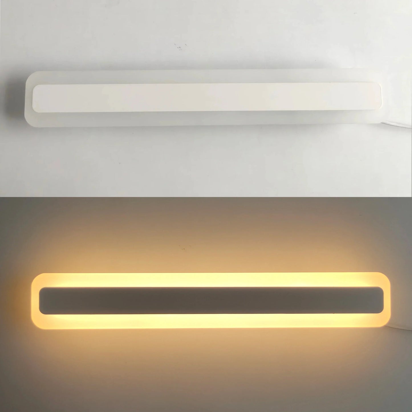DecorBites™ LED Bathroom Mirror Lights 40/52/80cm Modern Acrylic Wall Lamps for Aisle Corridor Decor