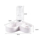 Automatic Water Dispenser For Cats Dogs Pets Feeding Bowl Heart-shaped Automatic Drinking Self Refilling Saving Space Dual-use
