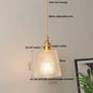 DecorBites™ Glass LED Pendant Lamp: Nordic Modern Design, Adjustable Hanging Light Fixture