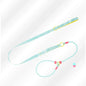 Double Handle Pet Dog Training Round Rope Light Weight Nylon P Chain Adjustable for Small Medium Dogs Walking Leash Pet Supplies