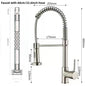 DecorBites™ Gourmet Faucets Mixer Tapware for Kitchen Bathroom Sink Washbasin