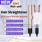 2-In-1 Hair Straightener and Dryer Combo - Negative Ion Heating Flat