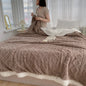 DecorBites™ Lambswool Coral Flannel Blanket for Home & Office - Cozy Sofa & Bed Cover