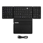 Foldable Bluetooth-Compatible Keyboard with Large Touchpad Pocket-Sized Keyboard Ultra Slim Keyboard for Android/IOS/OS/Win/HMS