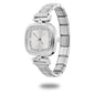 1PC 's Stainless Steel Round Simple Watch Bracelet Bangle for Friend