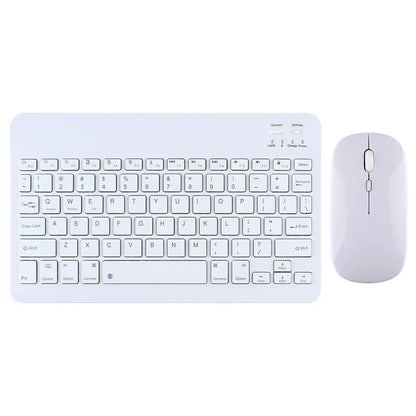 2026 New 10 inch For iPad Pro 11 Bluetooth Wireless Keyboard and Mouse English Hebrew For Android IOS Windows Phone Tablet