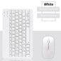 Bluetooth Wireless Keyboard and Mouse Combo Portable Mini Rechargeable for iPad Tablet Mobile Phone Android iOS Windows PC