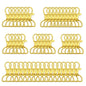 8/15/25/50/80pcs Swivel Snap Hooks D-Ring Keychain Clips Lanyard