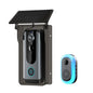 WiFi Solar Charging Wireless Video Doorbell Smart Wireless Intercom Waterproof Voice Changing Intercom Monitoring Camera