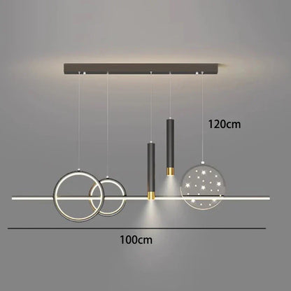 DecorBites™ LED Pendant Chandeliers for Modern Living and Dining Rooms