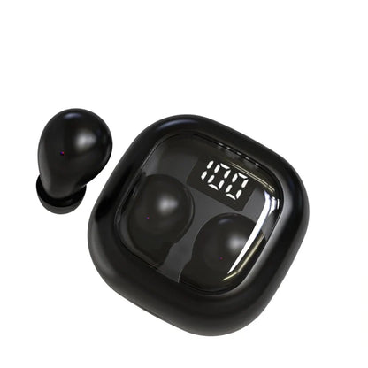 SK Small Headphones Wireless Bluetooth Headset Sport Sleeping Invisible Comfortable To Wear Bass Earbuds Earphone For All Phones