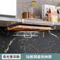 DecorBites™ Kitchen Rack: Cupboard Paper Towel Rags Hanger with Hooks