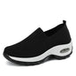 Breathable Mesh Slip-On Sports Shoes Comfortable Thick Bottom