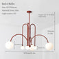 DecorBites™ LED Pendant Chandelier for Living Room Bedroom Decor