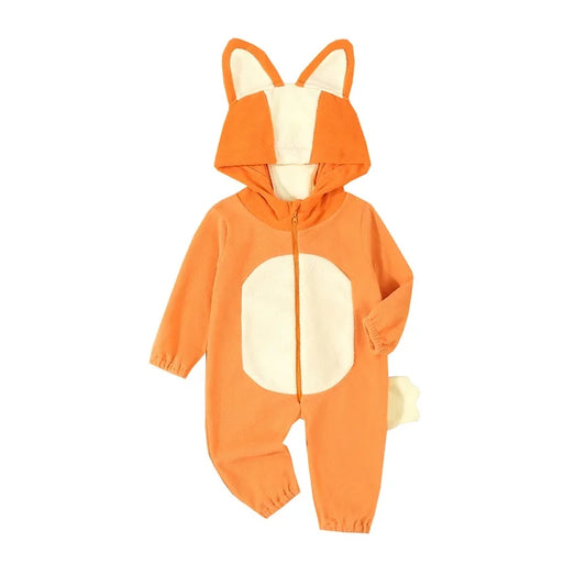 Cartoon Blue Orange Dog Costume for Toddler Baby Boys Girls Halloween
