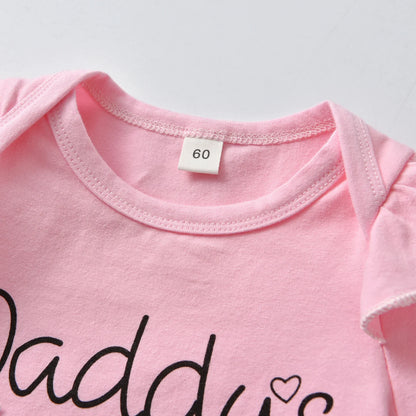 Baby Girl Clothes Long Sleeve Ruffle "daddy's Little Girl"
