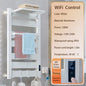 WiFi Smart Electric Heating Towel Rack Bath Towel Drying Cooling Rack Electric Bath Towel Clothes Dryer Heating Heater Bathroom