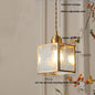 DecorBites™ Glass LED Pendant Lamp Tiffany Style Hand Stitch Dining Room Light