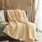Jacquard Style Thickened Double Layer Winter Lamb Plush Blanket Pink Ghost Printed Quilt Flannel Sofa Cover Coral Velvet Blanket