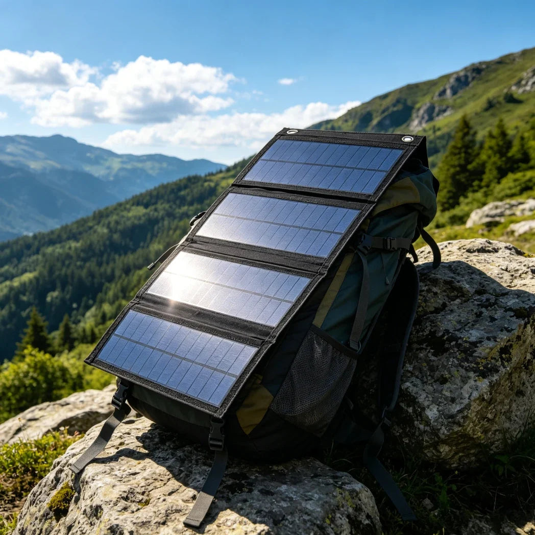 Backpack Pocket Carry Portable Foldable Waterproof Solar Charger 25W 100W Dual USB Solar Power Panel Outdoor Travel Emergency