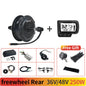 Ebike Motor Kit High Speed Brushless Gear Hub 36V 48V 350W 500W Electric Bike Conversion  Front Cassette Rear display P6 ZEMAKE
