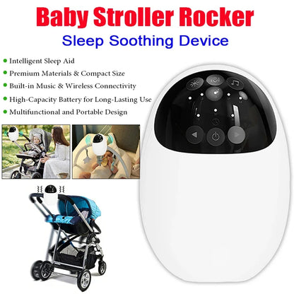 Baby Stroller Rocker Sleep Soothing Device with Night Light