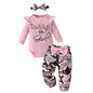 Baby Girl Clothes Long Sleeve Ruffle "daddy's Little Girl"