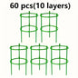 Adjustable Plant Climbing Frame Green Grid 5-15 Layer 30-90cm Lightweight Durable Gardening Stand for Home Garden