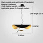 DecorBites™ LED Flying Saucer Chandelier - Modern Ceiling Light for Living Room & Bar