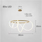 DecorBites™ LED Long Hose Chandelier for Dining Room Kitchen Bar Pendant Lamp