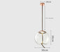 DecorBites™ Glass LED Chandeliers for Living Room Bedroom Kitchen Pendant Lamp