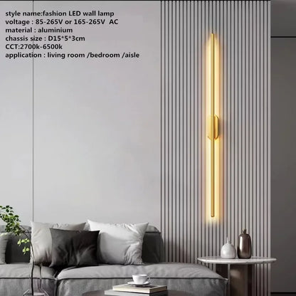 DecorBites™ Linear LED Tube Wall Sconce for Home Decor