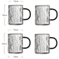 DecorBites™ Japanese Heat-Resistant Glass Handle Water Coffee Milk Juice Wine Cups