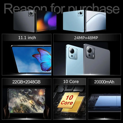 Global Original MI Tablet Pad 7 Ultra 11 Inch Android 15 24gb+2tb
