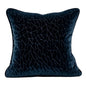DecorBites™ Lahulpe Navy Blue Velvet Cushion Cover with Constellation Embroidery, 45x45cm