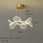 DecorBites™ LED Flower Chandelier: Luxury Acrylic Pendant for Modern Living, Bedroom & Kitchen