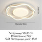 DecorBites™ LED Chandelier: Minimalist Design for Bedroom, Dining Room, Living Room - Modern Ceiling Light